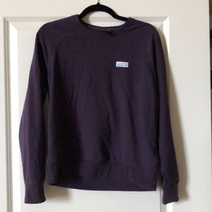 Patagonia purple organic cotton crew
